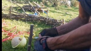 Делаю гнездо для аиста своими руками.