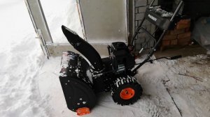 Снегоуборщик patriot 750 pro. Прошёл обкатку 5 часов. Плюсы и ?