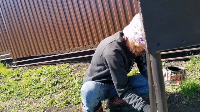 Порядок в веранде. Покупка продуктов. Мангал. Покраска