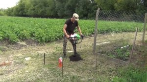 Как работает рычаг тормоза на мотобуре? REDVERG RD-EA630B