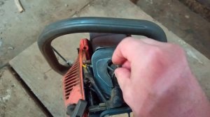 Снятие звёздочки цепи husqvarna 142. Снятие привода  husqvarna 142.