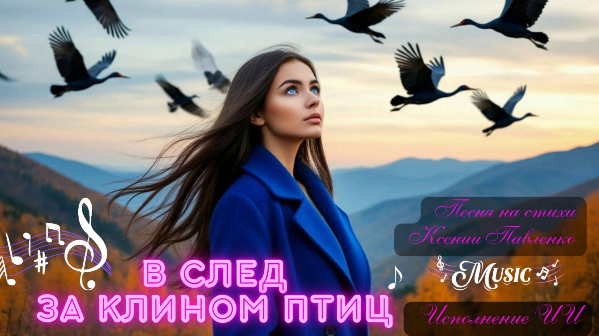"В след за клином птиц. " песня на стихи Ксении Павленко смотреть онлайн