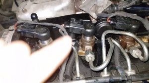 Проверка форсунок на слив в обратку WV двигателя CAYC 1,6Tdi