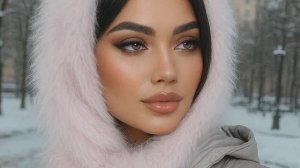 Мастер-класс капюшон-косынка "Зимушка"