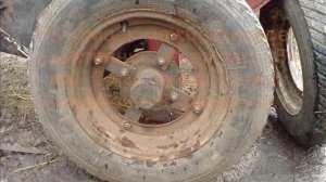 Большие колёса на китайский мини пресс-подборщик 9YK8050