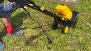 Впервые пользуемся электрокультиватором | Культивато