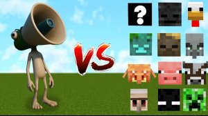 ПИ-ПИ-ПИ-ПИ САХУР против ВАНИЛЬНЫХ мобов ,Битва мобов-мемов в Майнкрафте с модами