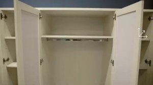 Шкаф для одежды 3-дверного Ника-люкс