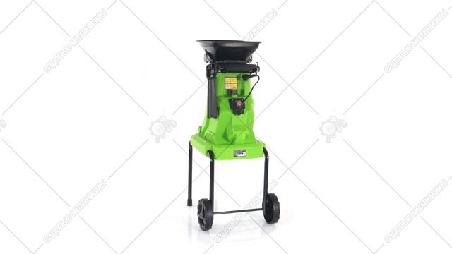 Садовый измельчитель веток электрический GreenWorks GW-2800SD смотреть онлайн