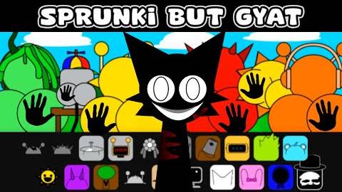 Sprunki But All GYAT (Все персонажи в новом моде) смотреть онлайн