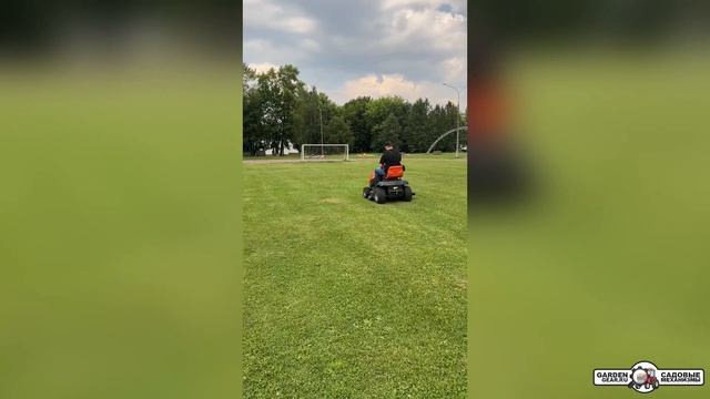 Садовый трактор Oleo-Mac OM 99L/12,5 K M тест драйв в работе смотреть онлайн