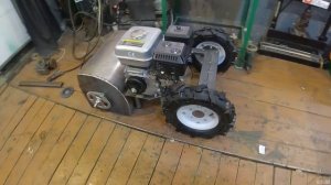 Самоходный снегоуборщик своими руками. Первый запуск