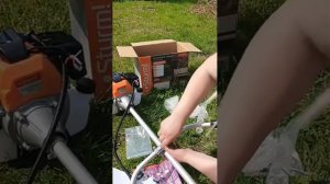 Бензокоса Sturm сборка часть 1