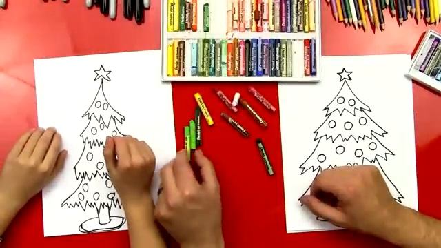 How To Draw A Christmas Tree смотреть онлайн
