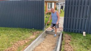 Садовая дорожка из гравия своими руками за 2 дня