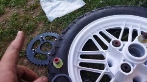 Замена сайлентблоков задней звезды на Honda AX-1.