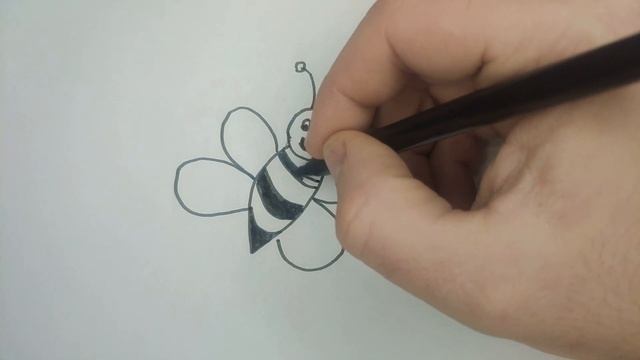 Рисование для детей - пчелка/How To Draw A Bee For Children/Bolalar Uchun As смотреть онлайн