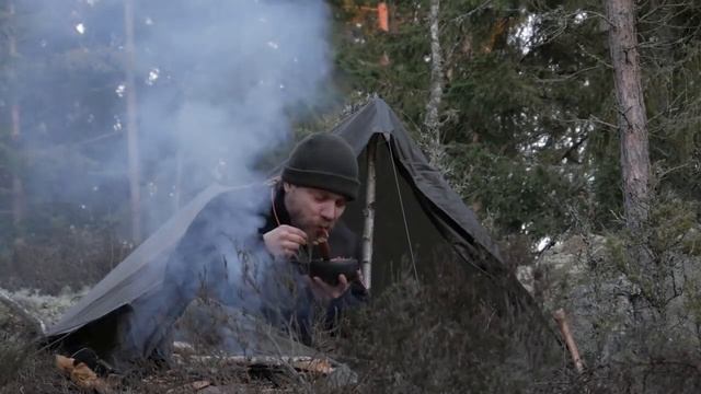 3 дня одиночного зимнего похода - резьба по дереву Кукс