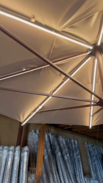 Световая подсветка для уличного зонта | Готовое решение смотреть онлайн