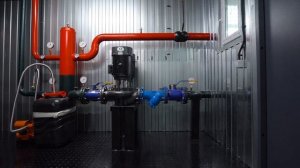 Блочно-модульная котельная 2х800 кВт от ПромТепло изнутри