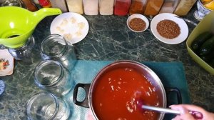 Огурцы пикантные в томатной заливке на зиму! Рецепт пр