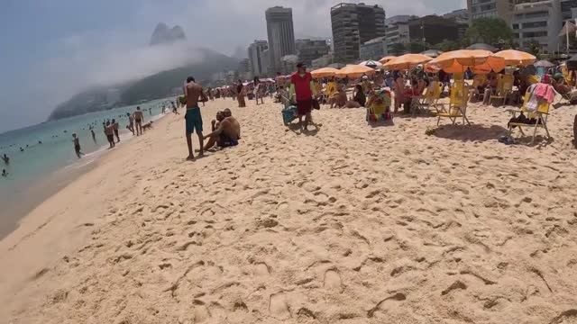 Яркие, знойные и жаркие пляжи Бразилии - прогулка с камерой смотреть онлайн