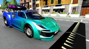 Массовые автомобильные аварии с разбивкой по полосам с шипами #146