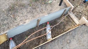 Укрытие винограда  Траншеи двойного назначения