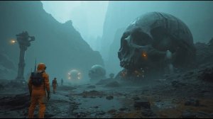 «Whispers in the Titan Sludge» 🪐🔊 2-Hour Cosmic Horror Ambience ｜ AI Graveyard Soundscape ｜ Vast