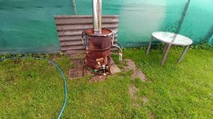 МЕГА-печь для бассейна своими руками! Греем бассейн др