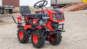 Минитрактор TZR-015 испытания в поле