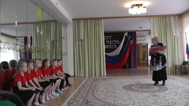 Прием отряда детского сада 5 г. Орла в Юные друзья Стражей Отечества, 9.04.2025