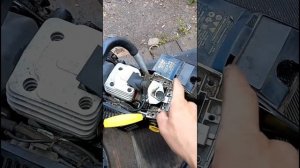 Купил карбюратор и все проблемы решили Huter BS 45 M