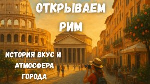 Открываем Рим: античность, вкусный тирамису и прогулки по городу.
