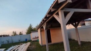 Навес с хозблоком своими руками в 2025