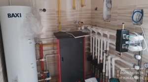 Отопление загородного дома радиаторы и теплый пол