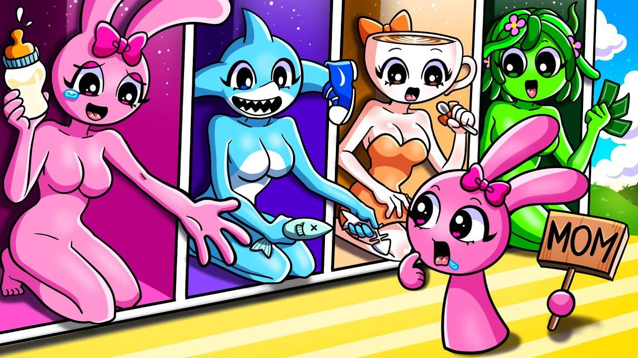 Помогите малышке Пинки найти Настоящую маму! поторопись! | Анимация Брейнрота и Спрунки смотреть онлайн