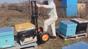 Пасечная тележка-подъемник "Апилифт".
