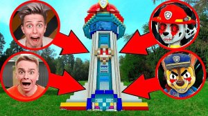 МОЙ ДРОН нашёл БАЗУ ЩЕНЯЧЬЕГО ПАТРУЛЯ в Реальной Жизни!