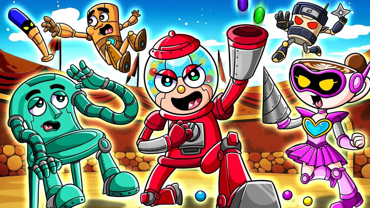 Робот Brainrot бросает вызов сверхспособностям! Кто новый сильнейший?! | Brainrot и Sprunki смотреть онлайн