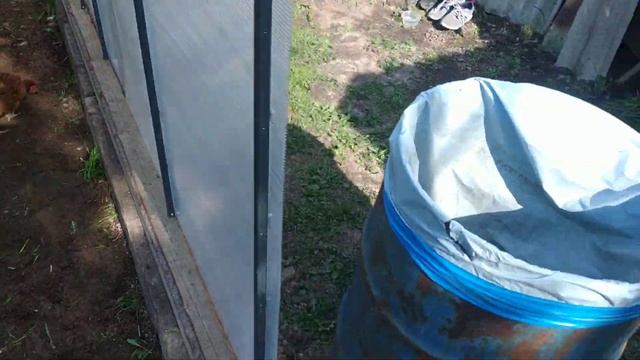 Делаю теплицу вдоль забора. смотреть онлайн