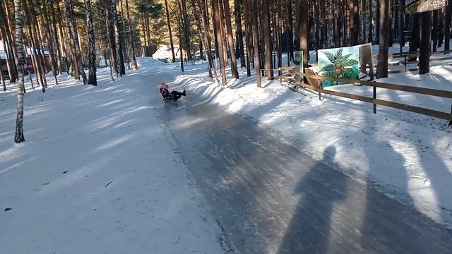 Обзор базы отдыха Пруд Лесной зимой Тюмень смотреть онлайн