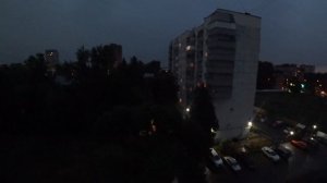Самая страшная гроза в Перми.Кошки в ужасе!  Основная ч