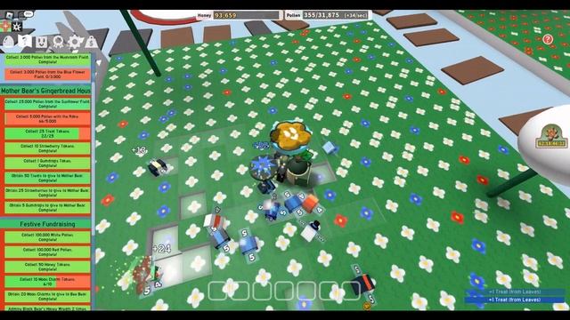 BEE SWARM SIMULATOR Новогоднее шоу сражение с оборотнем за зол? смотреть онлайн