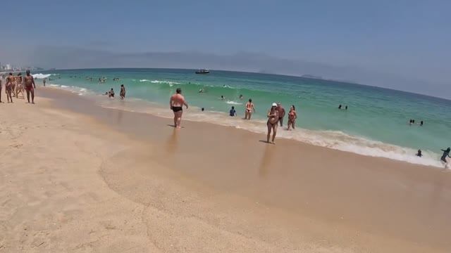 Пляж Копабкана день прогулка по Рио смотреть онлайн