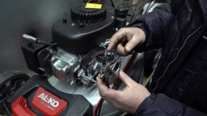 Газонокосилка с электростартером - это конечно удобно