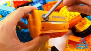 АСМР КОНСТРУКТОР ЛЕГО ДЛЯ ДЕТЕЙ 🟠 СОБИРАЕМ РАЗВИВАЮЩИЙ КОНСТРУКТОР МАШИНКИ И ТЕХНИКА ДЛЯ ДЕТЕЙ