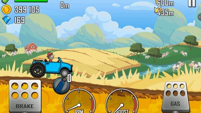 Это и есть местность по которой не проедет даже машина из гаража! Hill Climb Racing!