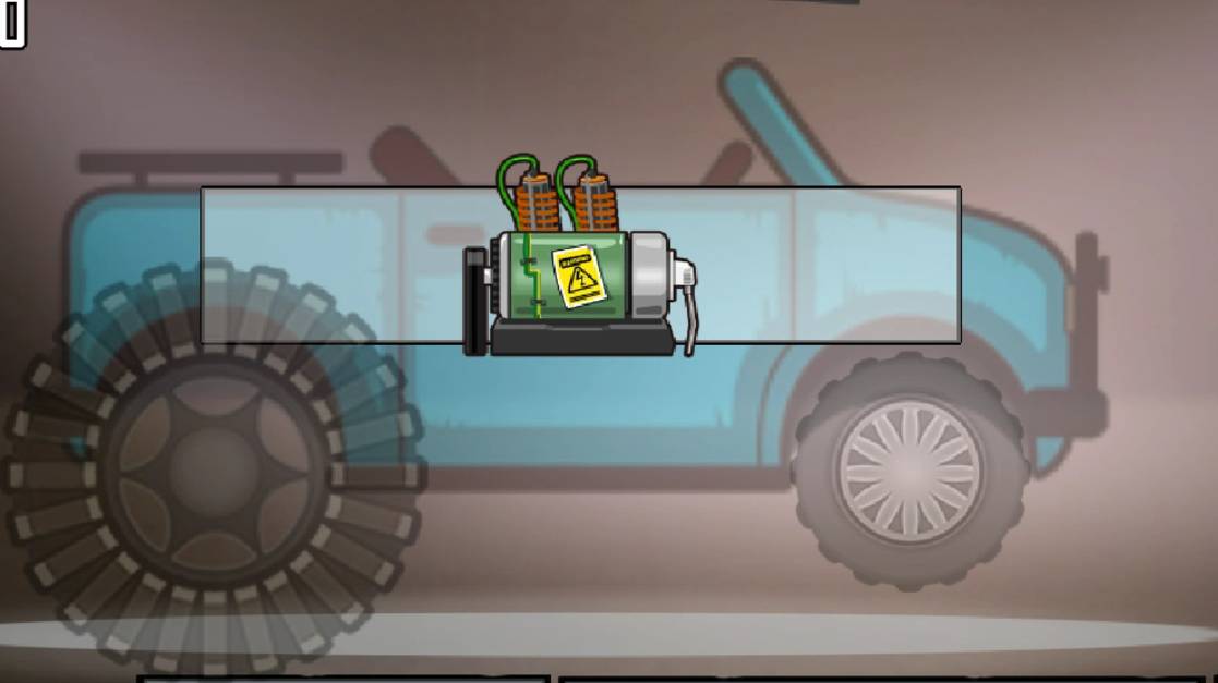 Супер-машина в Hill Climb Racing.