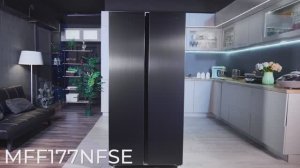 Холодильник Side by Side MAUNFELD MFF177NFSE